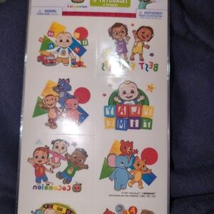 Kids cocomelon Temporary Tattoos